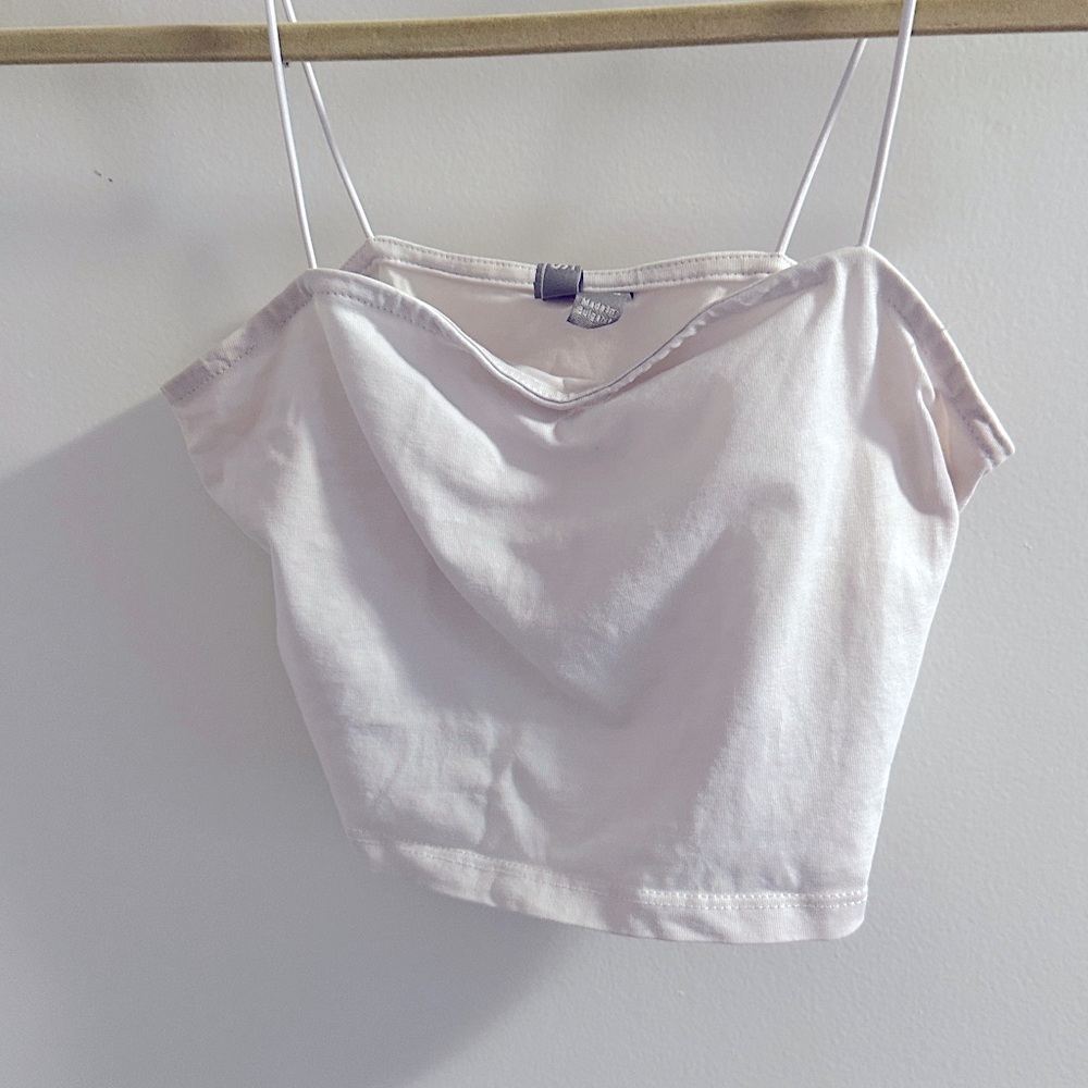 White crop top